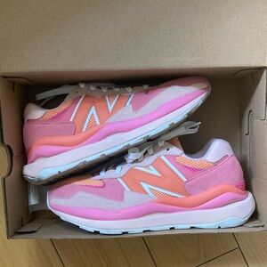 New Balance - 57/40 Pink and Orange Sneakers